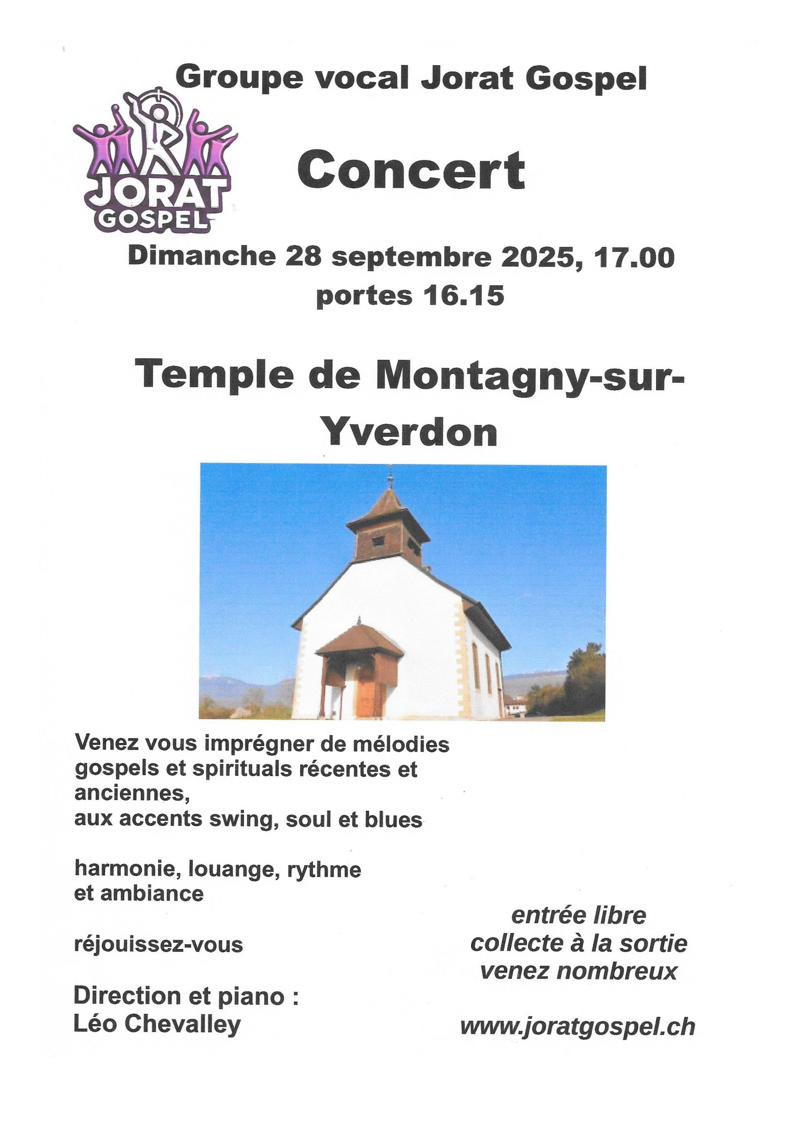 Concert à Montagny-sur-Yverdon
