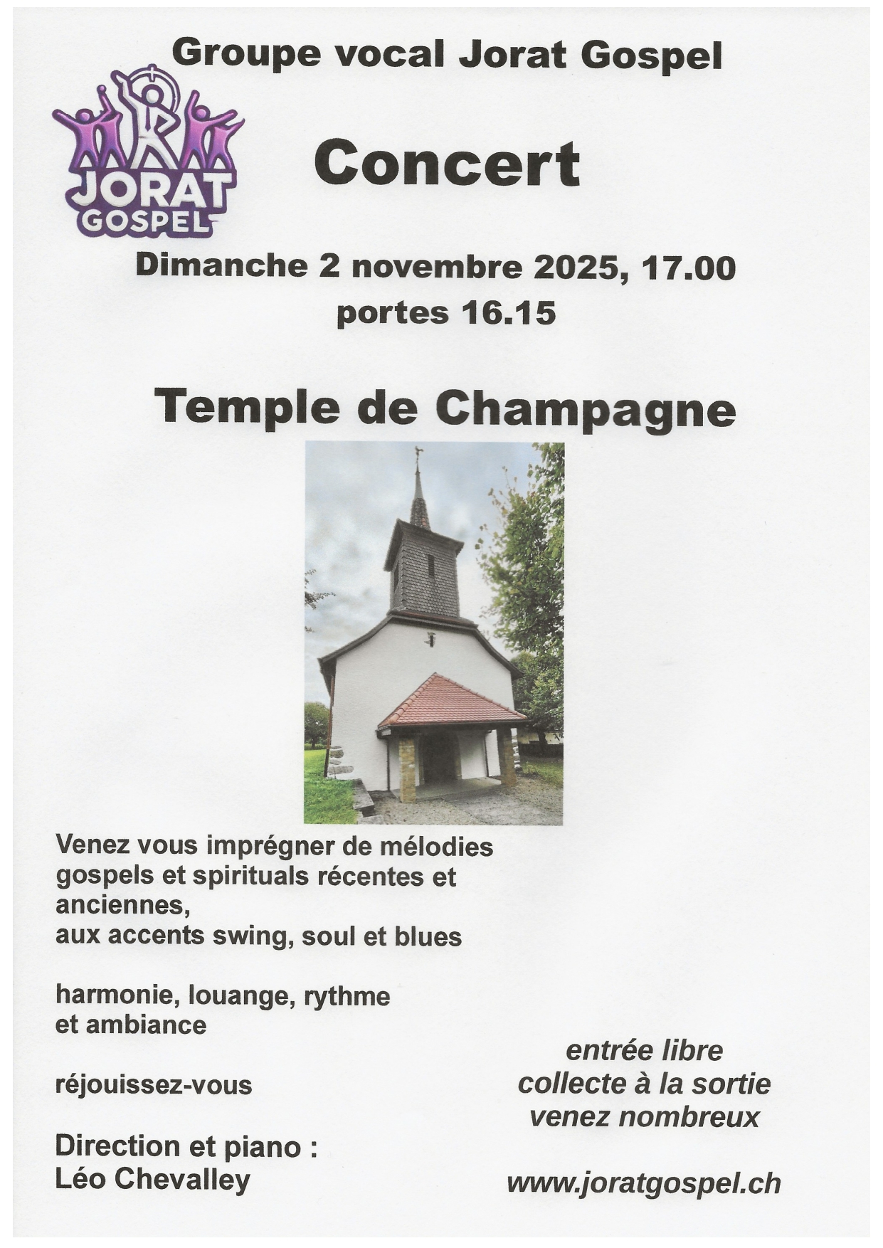Concert à Champagne